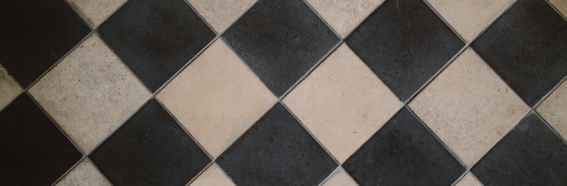 black-and-white-checkered-tiles
