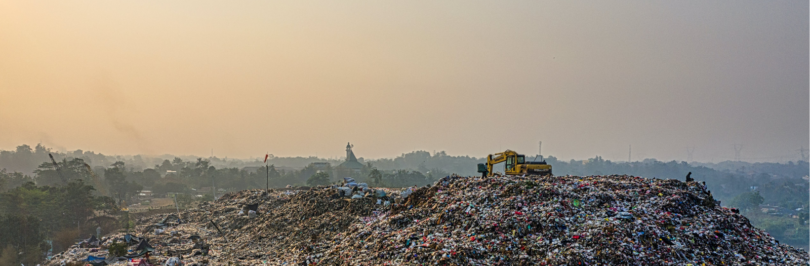 landfill-with-excavator