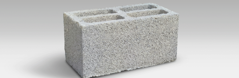 Grey concreate block