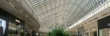 shopping mall escalator