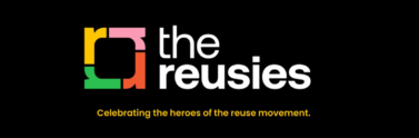 The Reusies logo: celebrating the heroes of the reuse movement