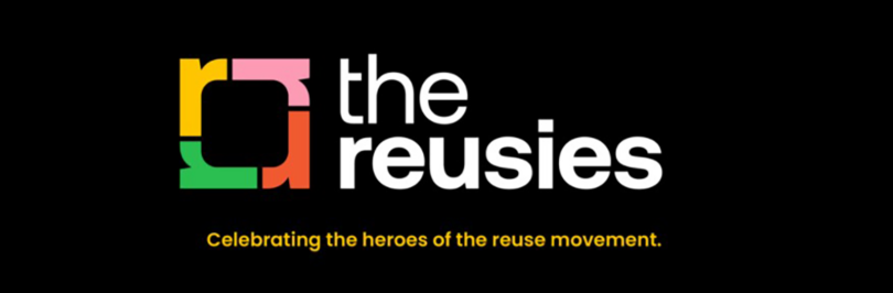 The Reusies logo: celebrating the heroes of the reuse movement