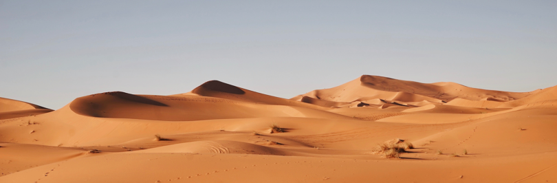 Sahara desert landscape