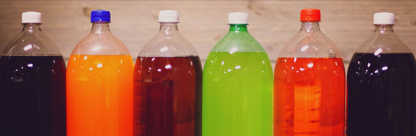 plastic-bottled beverages