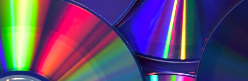 Photo of colorful compact discs
