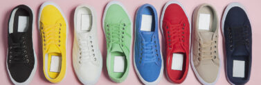 colourful sneakers